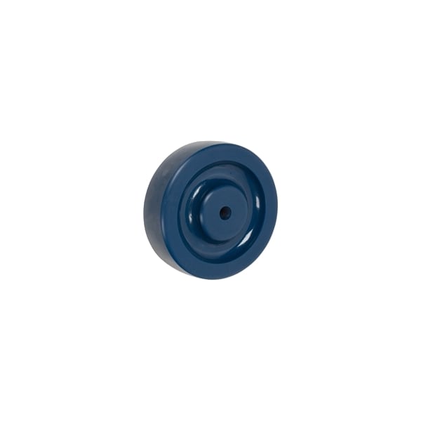 4"x1-1/2" BLUE SOLID POLYURETHANE (NON MARKING) WHEEL, 400 LBS CAPA